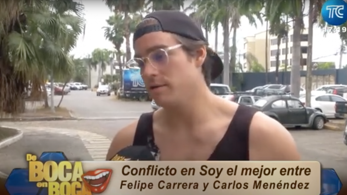 Polémica entre Felipe Carrera y Carlos Menéndez