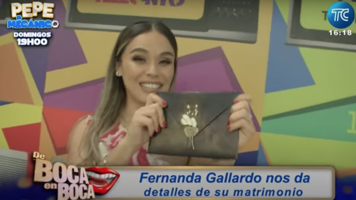 Fernanda Gallardo ya empezó a entregar las invitaciones de su boda