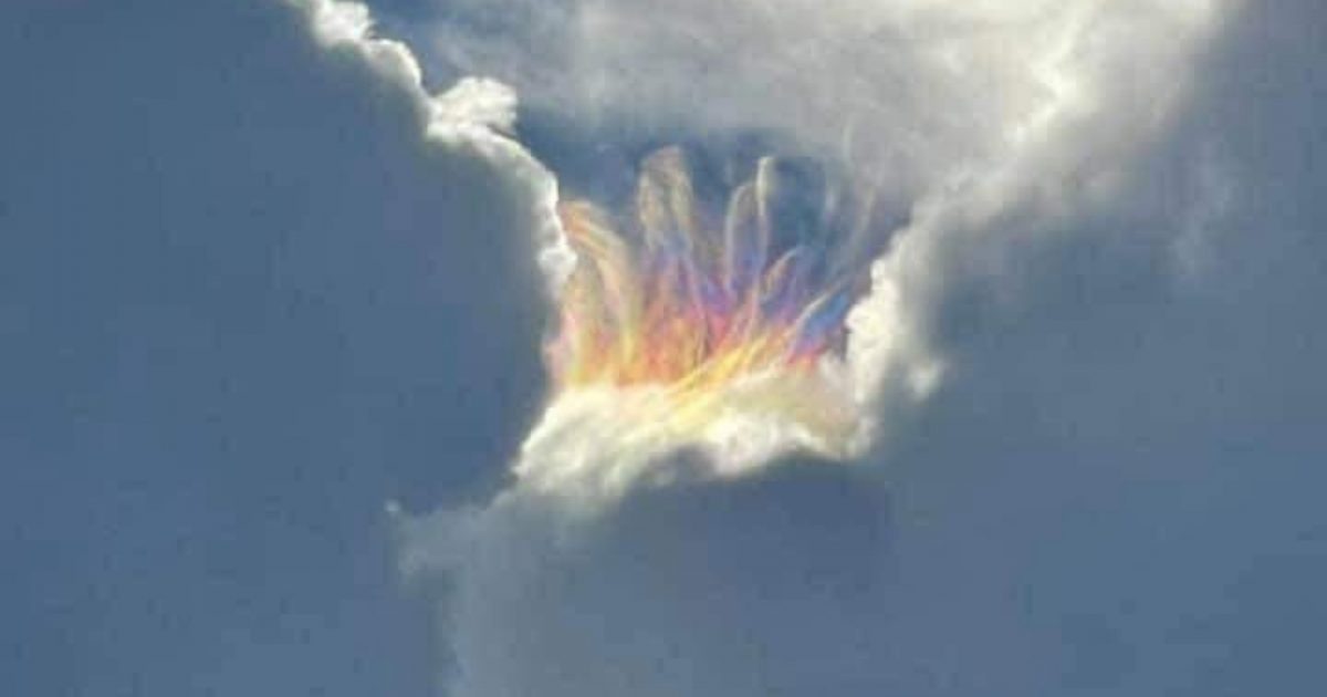 Captan Un Extrano Arcoiris De Fuego En Florida Tc Television