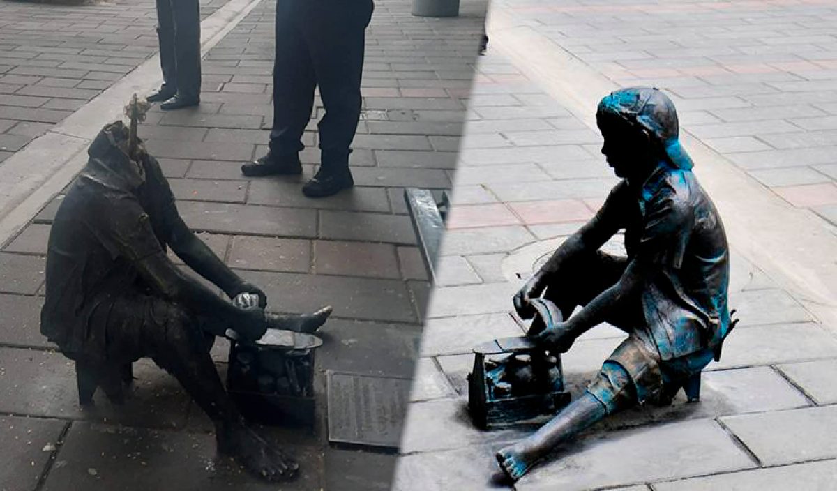 Noticia: Vandalismo en Guayaquil: Escultura del niño betunero amaneció sin cabeza Vandalismo en Guayaquil: Escultura del niño betunero amaneció sin cabeza