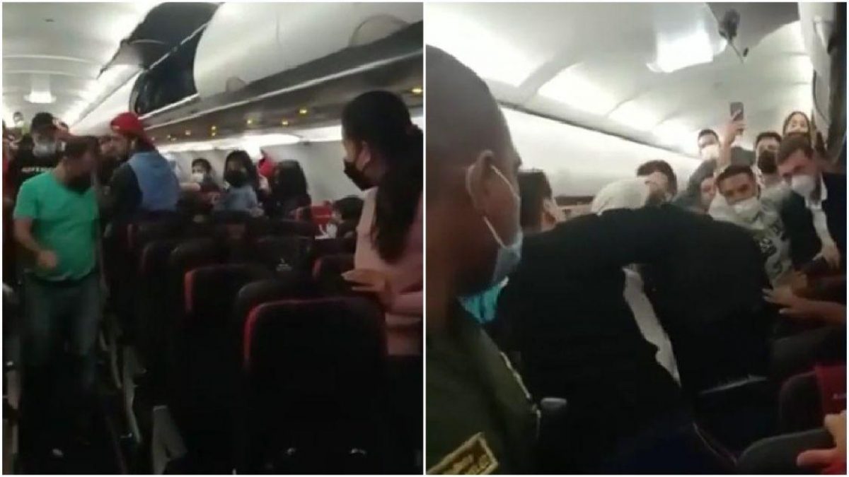 Noticia: VIDEO | Gran pelea se registró dentro de un avión en Colombia VIDEO | Gran pelea se registró dentro de un avión en Colombia