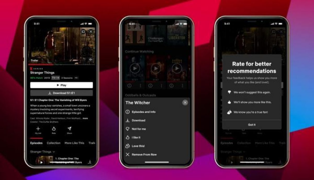 Noticia: Netflix introduce el botón 'Me encanta' para afinar la personalización del contenido Netflix introduce el botón 'Me encanta' para afinar la personalización del contenido