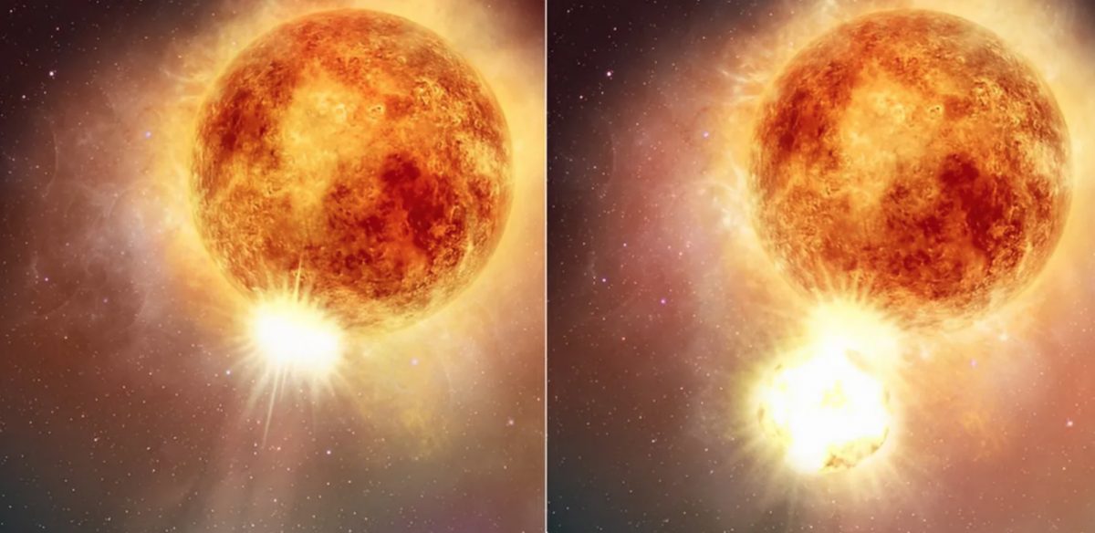 Noticia: Nasa muestra un gran explosión en la estrella supergigante Betelgeuse Nasa muestra un gran explosión en la estrella supergigante Betelgeuse