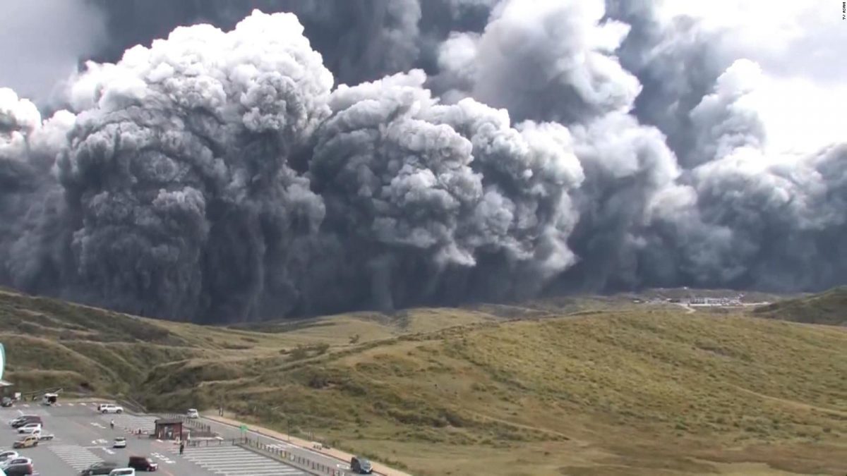 Noticia: Alerta por erupción explosiva del volcán Aso en Japón Alerta por erupción explosiva del volcán Aso en Japón