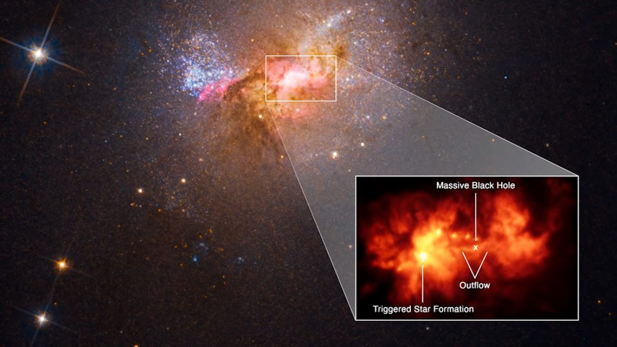 Noticia: Científicos descubren un agujero negro que está creando estrellas en vez de engullirlas Científicos descubren un agujero negro que está creando estrellas en vez de engullirlas