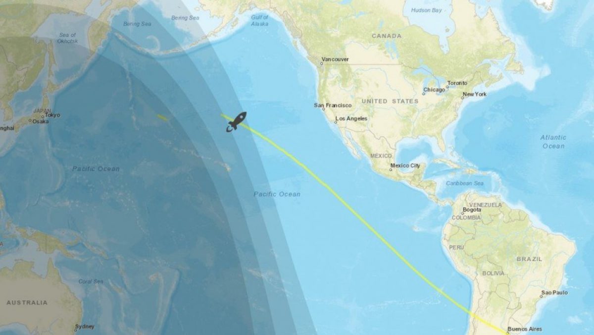 Noticia: Sigue en vivo la trayectoria del cohete chino que caerá a la Tierra Sigue en vivo la trayectoria del cohete chino que caerá a la Tierra