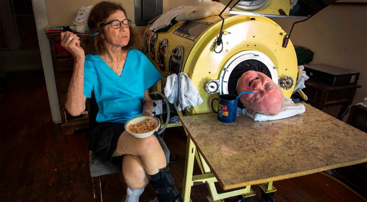 Noticia: El hombre que ha vivido por 70 años con un pulmón de acero El hombre que ha vivido por 70 años con un pulmón de acero