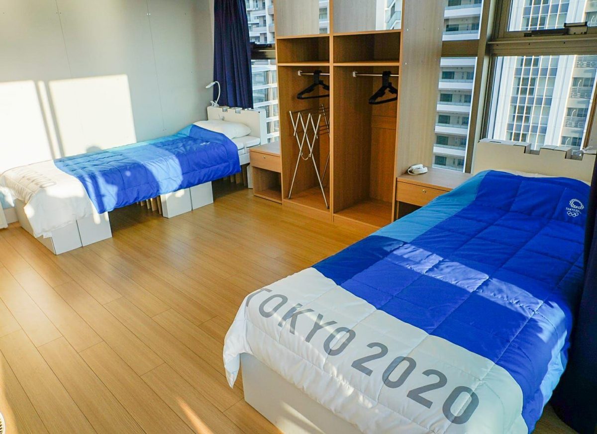Noticia: Atletas hicieron la prueba y saltaron en la cama "antisexo" en Tokio Atletas hicieron la prueba y saltaron en la cama "antisexo" en Tokio