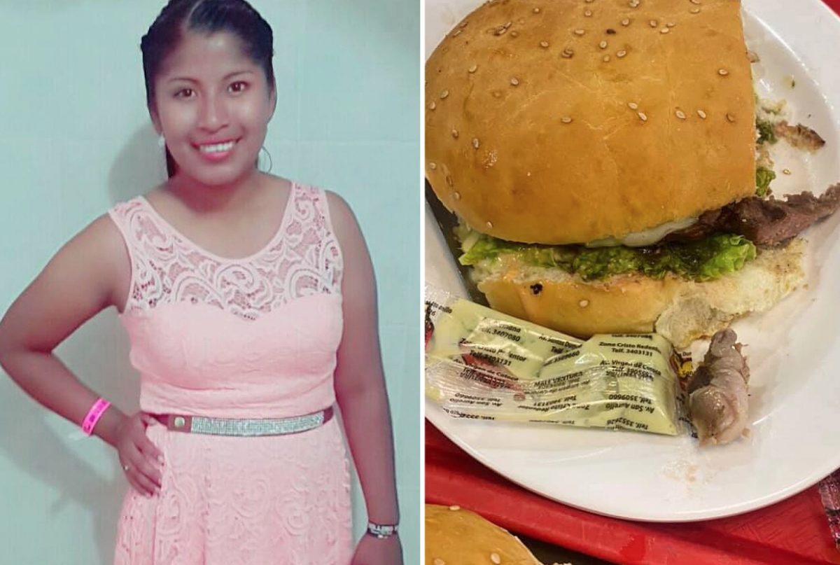Noticia: "Le di tres mordiscos": el relato de la joven que halló un dedo humano en su hamburguesa "Le di tres mordiscos": el relato de la joven que halló un dedo humano en su hamburguesa