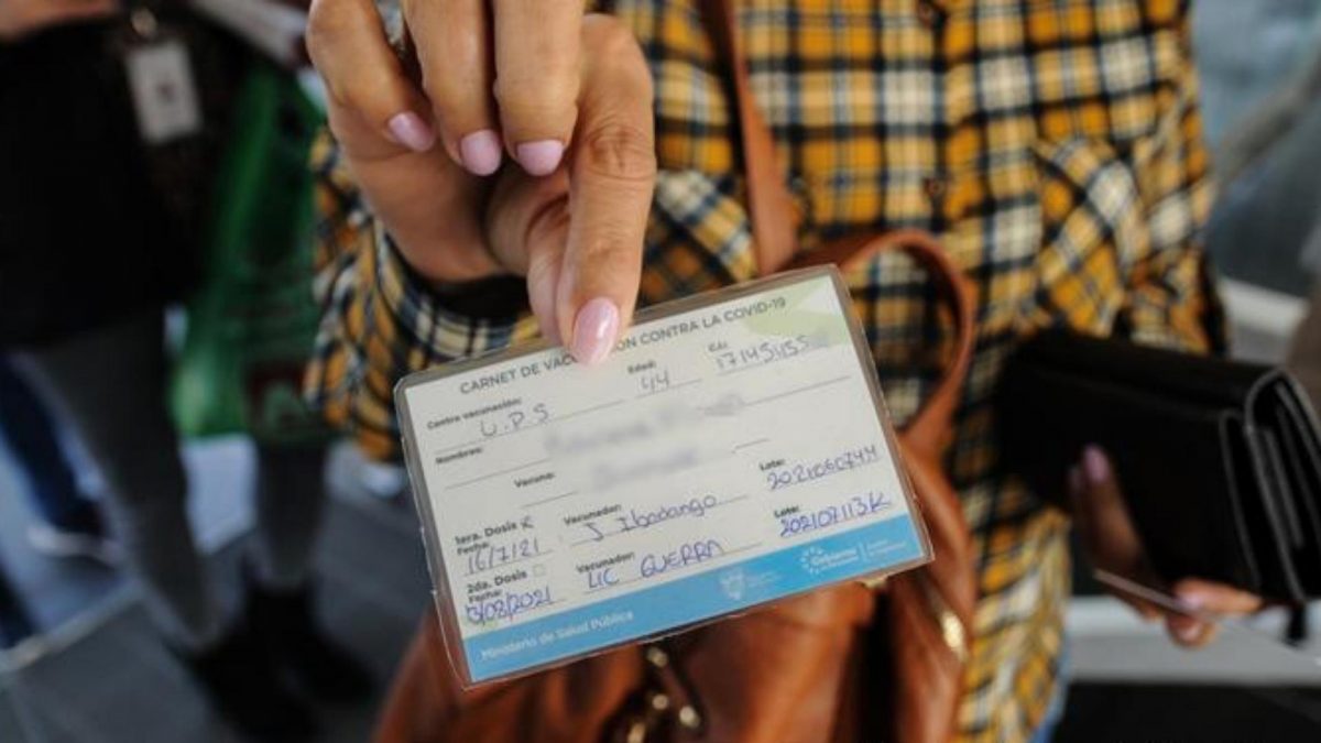 Noticia: Ecuador analiza que el certificado de vacunación sea obligatorio para ingresar a sitios de atención al público Ecuador analiza que el certificado de vacunación sea obligatorio para ingresar a sitios de atención al público
