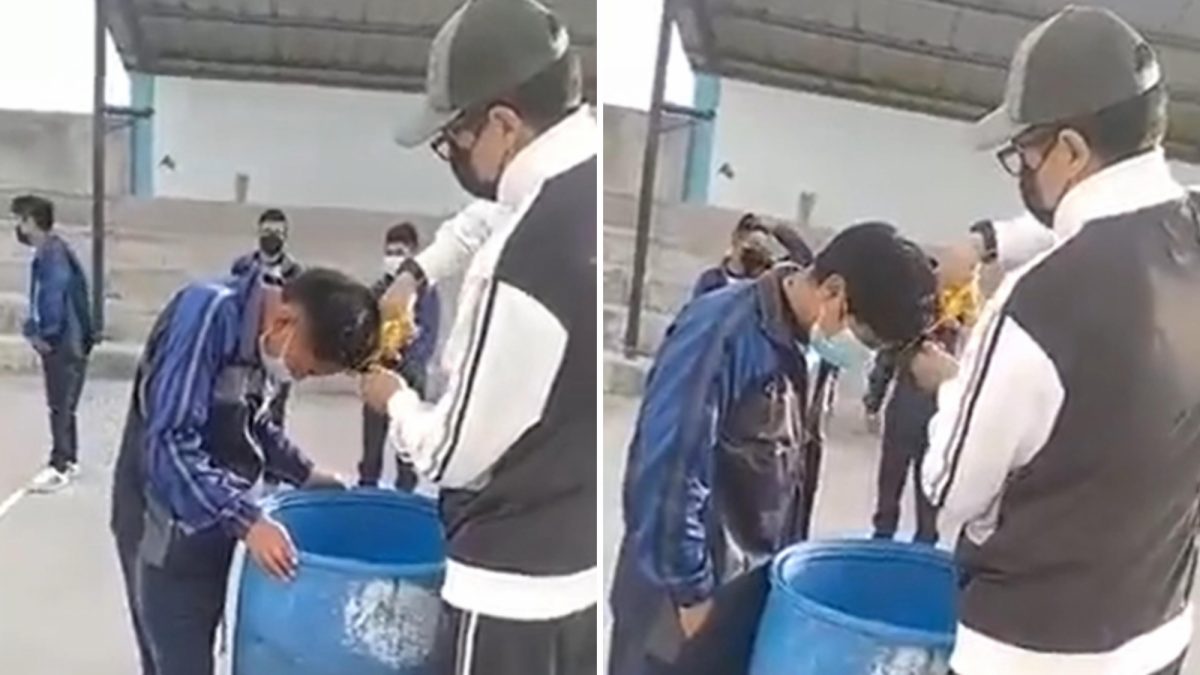Noticia: Profesor de Latacunga es investigado por cortar el cabello a sus alumnos Profesor de Latacunga es investigado por cortar el cabello a sus alumnos