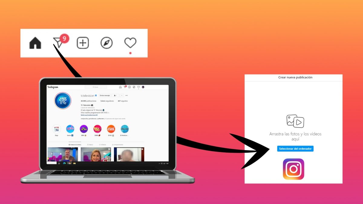 Noticia: Así puedes subir fotos y videos a Instagram desde tu computador Así puedes subir fotos y videos a Instagram desde tu computador