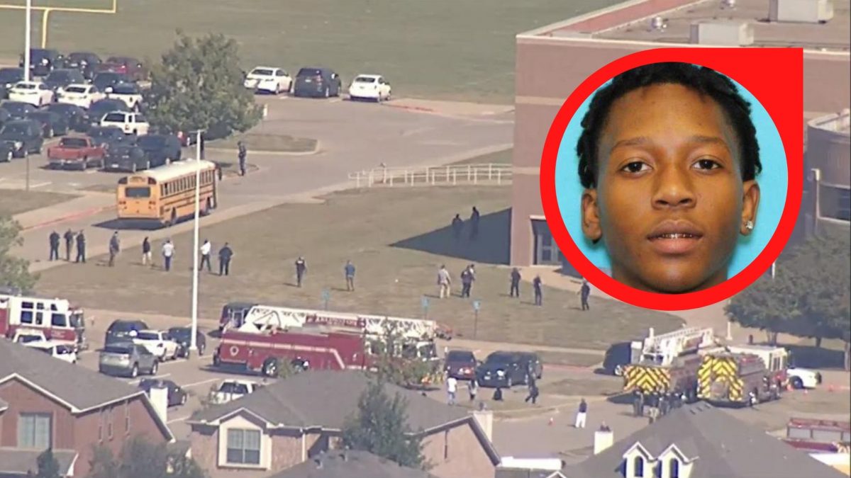 Noticia: Tiroteo en una escuela de Texas: hay cuatro heridos y buscan al sospechoso Tiroteo en una escuela de Texas: hay cuatro heridos y buscan al sospechoso