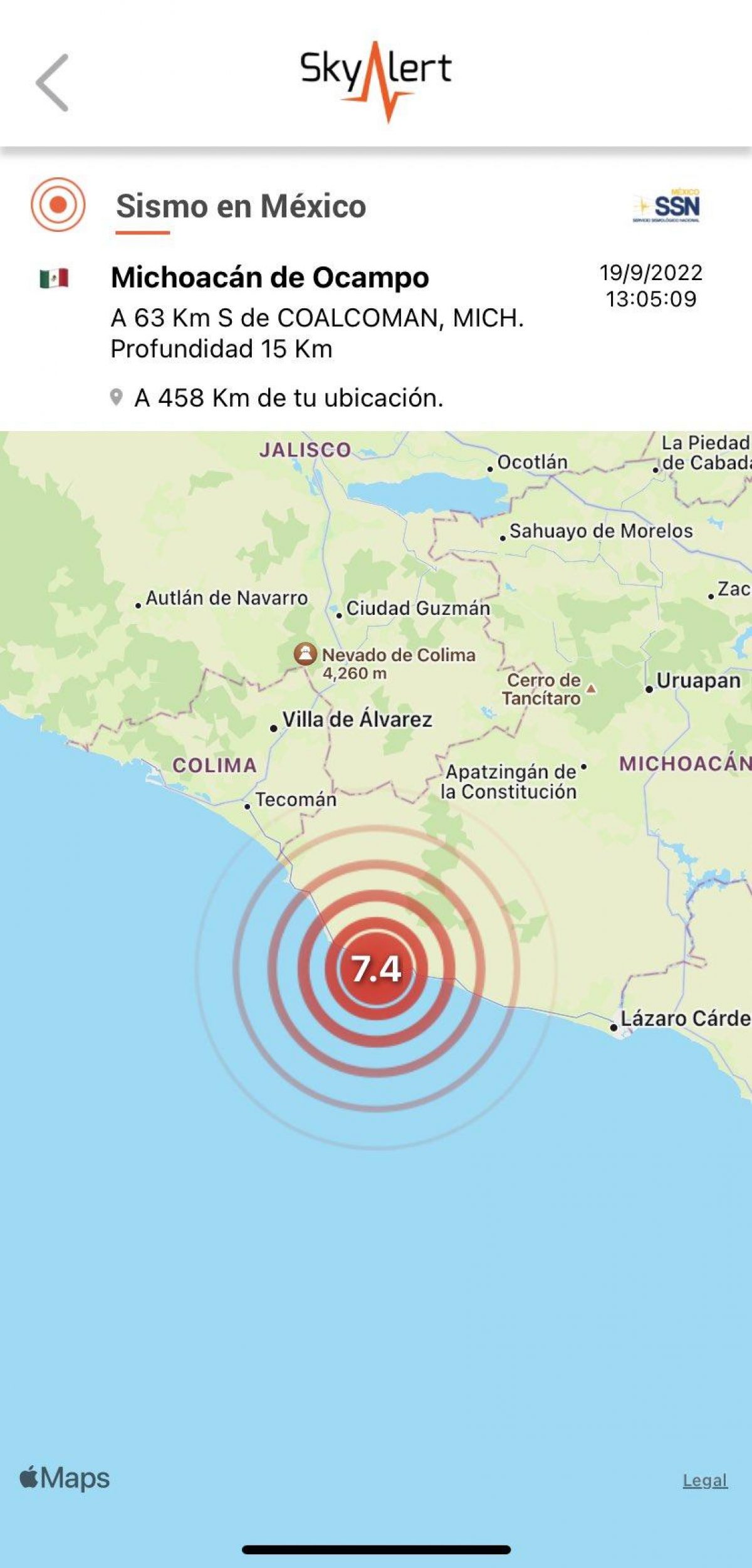 Noticia: Terremoto de 7,4 sacude el suroeste de México Terremoto de 7,4 sacude el suroeste de México