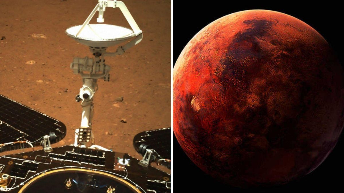 Noticia: El robot chino Zhurong envía sus primeras imágenes desde Marte El robot chino Zhurong envía sus primeras imágenes desde Marte