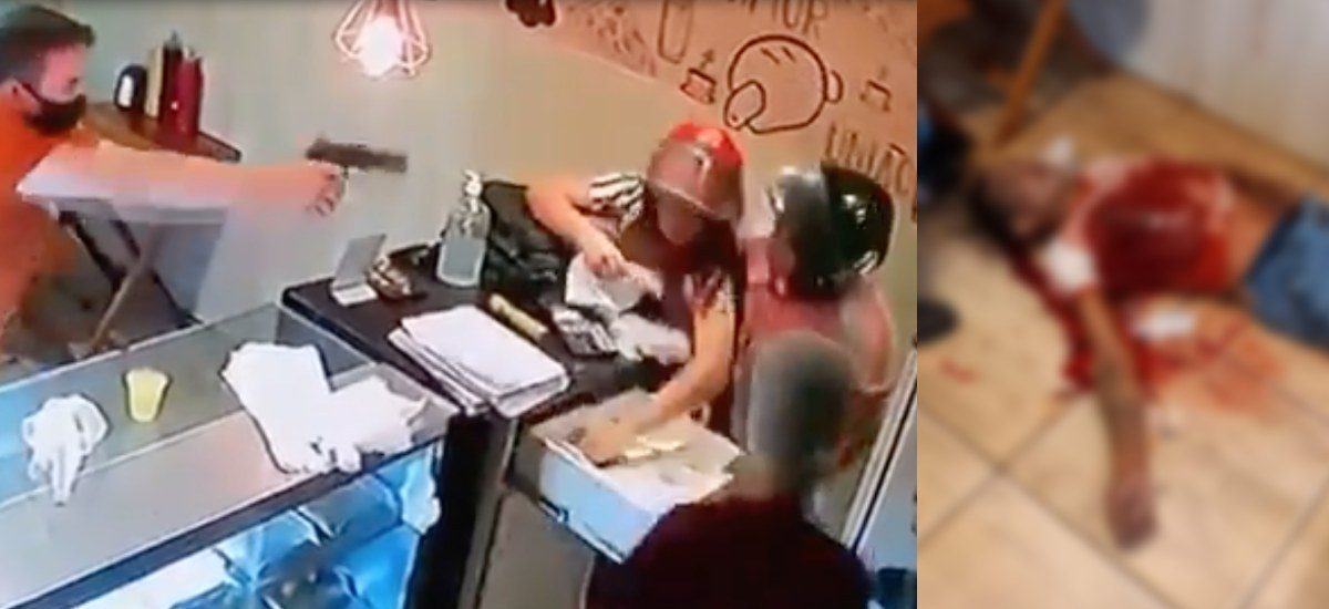 Noticia: Un repartidor asesinó a un delincuente que asaltaba un restaurante en Brasil Un repartidor asesinó a un delincuente que asaltaba un restaurante en Brasil