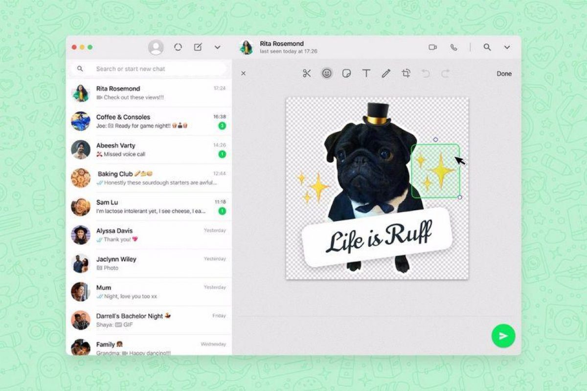 Noticia: Whatsapp Web ya permite crear ‘stickers’ personalizados: así puedes hacerlo Whatsapp Web ya permite crear ‘stickers’ personalizados: así puedes hacerlo