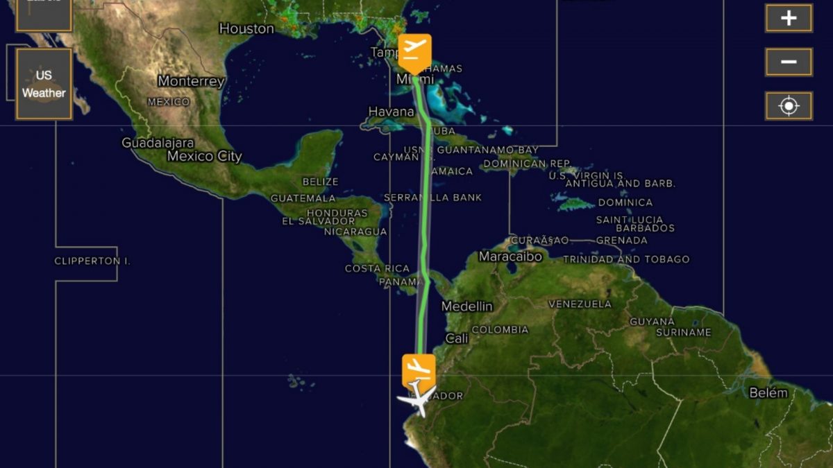 Noticia: Gran susto en vuelo Miami-Guayaquil: pasajeros cuentan su experiencia Gran susto en vuelo Miami-Guayaquil: pasajeros cuentan su experiencia