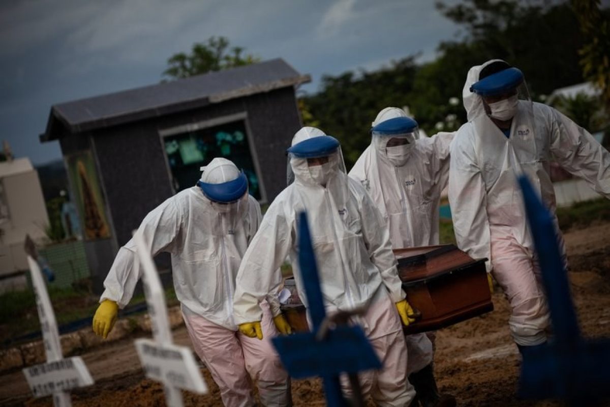 Noticia: Brasil registró impactante récord mensual de muertes por covid en marzo Brasil registró impactante récord mensual de muertes por covid en marzo