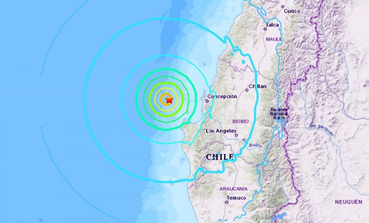 Noticia: Sismo de magnitud 6.6 sacude la zona centro y sur de Chile Sismo de magnitud 6.6 sacude la zona centro y sur de Chile