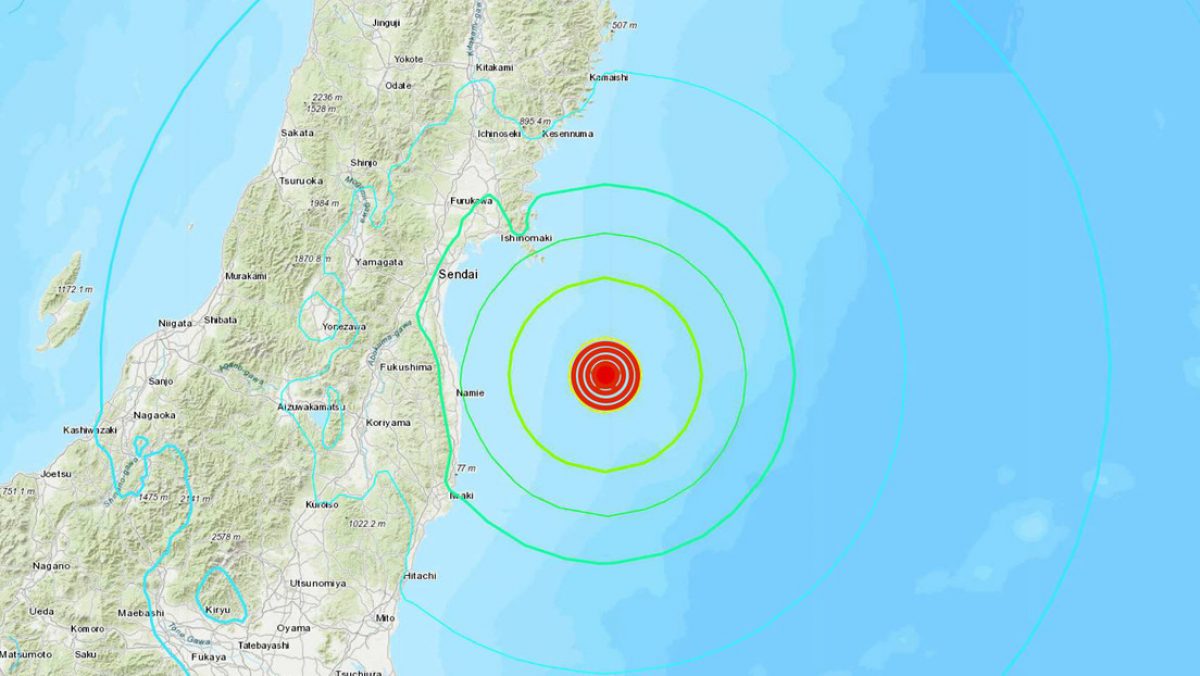 Noticia: Tiembla la Tierra: terremoto de magnitud 7,0 frente a la costa de la prefectura japonesa de Fukushima Tiembla la Tierra: terremoto de magnitud 7,0 frente a la costa de la prefectura japonesa de Fukushima
