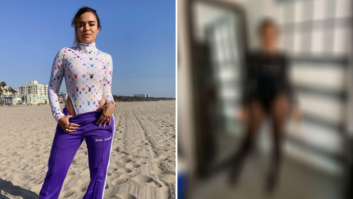 Noticia: VIDEO | Karol G sorprende con sensual traje negro VIDEO | Karol G sorprende con sensual traje negro