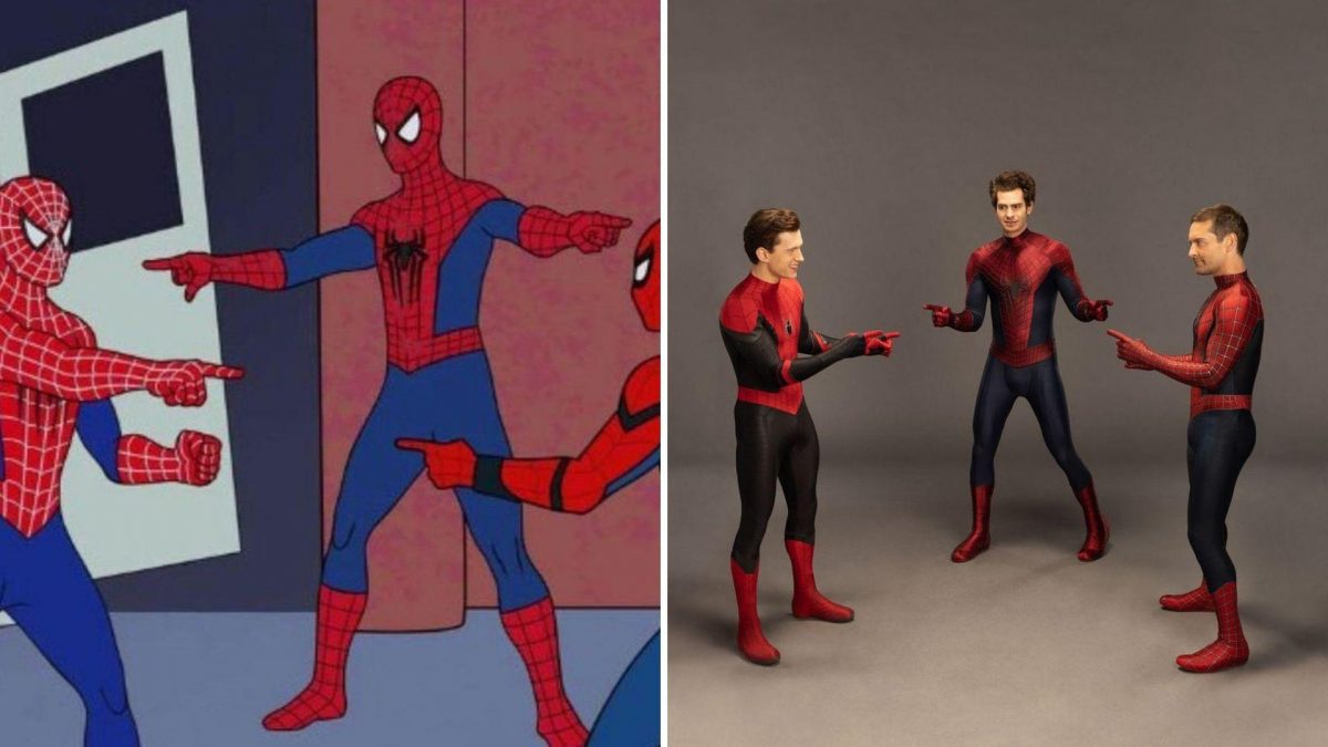 Noticia: Los tres Spiderman recrearon un conocido meme Los tres Spiderman recrearon un conocido meme