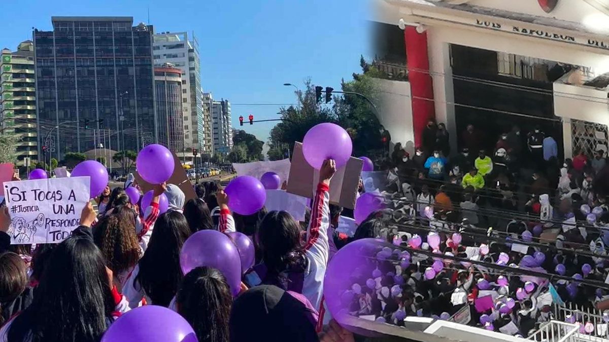 Noticia: Estudiantes protestan y exigen justicia por la violación a su compañera en Quito Estudiantes protestan y exigen justicia por la violación a su compañera en Quito