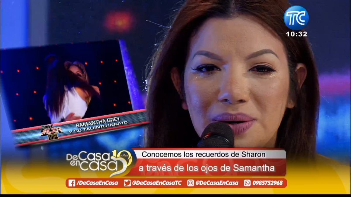 Noticia: Samantha Grey rompió en llanto tras revivir recuerdos con su madre Sharon Samantha Grey rompió en llanto tras revivir recuerdos con su madre Sharon
