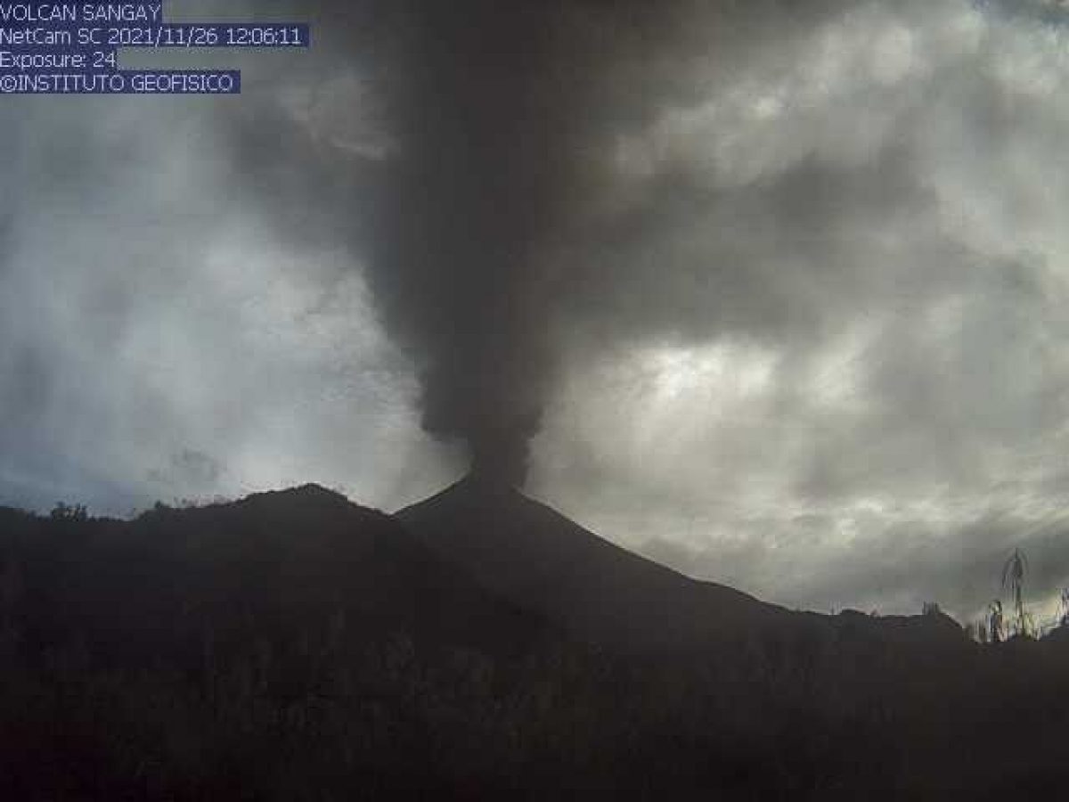 Noticia: Geofísico registra enjambre sísmico en volcán Sangay y alerta posible caída de ceniza Geofísico registra enjambre sísmico en volcán Sangay y alerta posible caída de ceniza