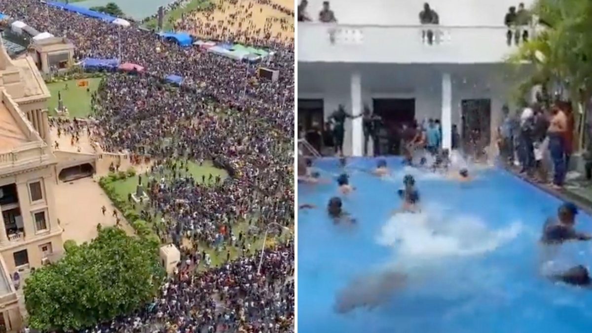 Noticia: Caos en Sri Lanka: manifestantes ingresaron al Palacio Presidencial en medio de las protestas Caos en Sri Lanka: manifestantes ingresaron al Palacio Presidencial en medio de las protestas