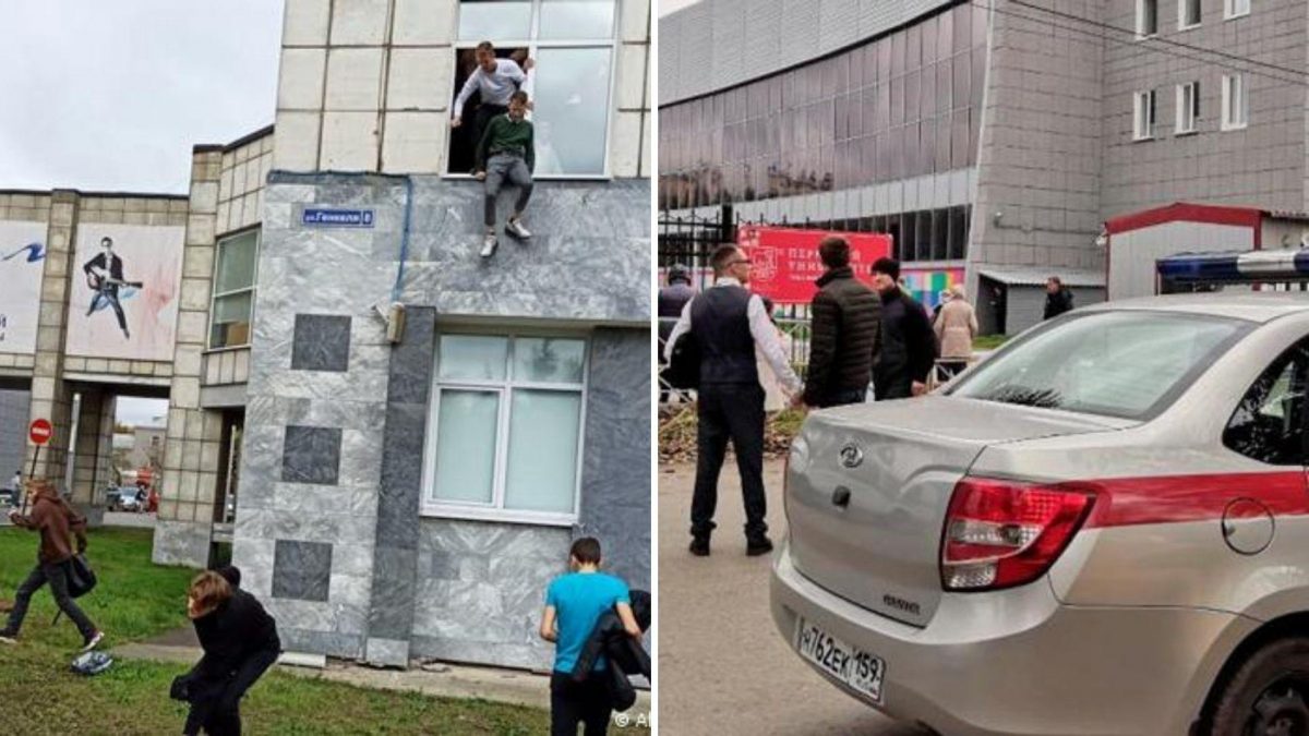 Noticia: Un estudiante mata a seis personas en un tiroteo en una universidad rusa Un estudiante mata a seis personas en un tiroteo en una universidad rusa