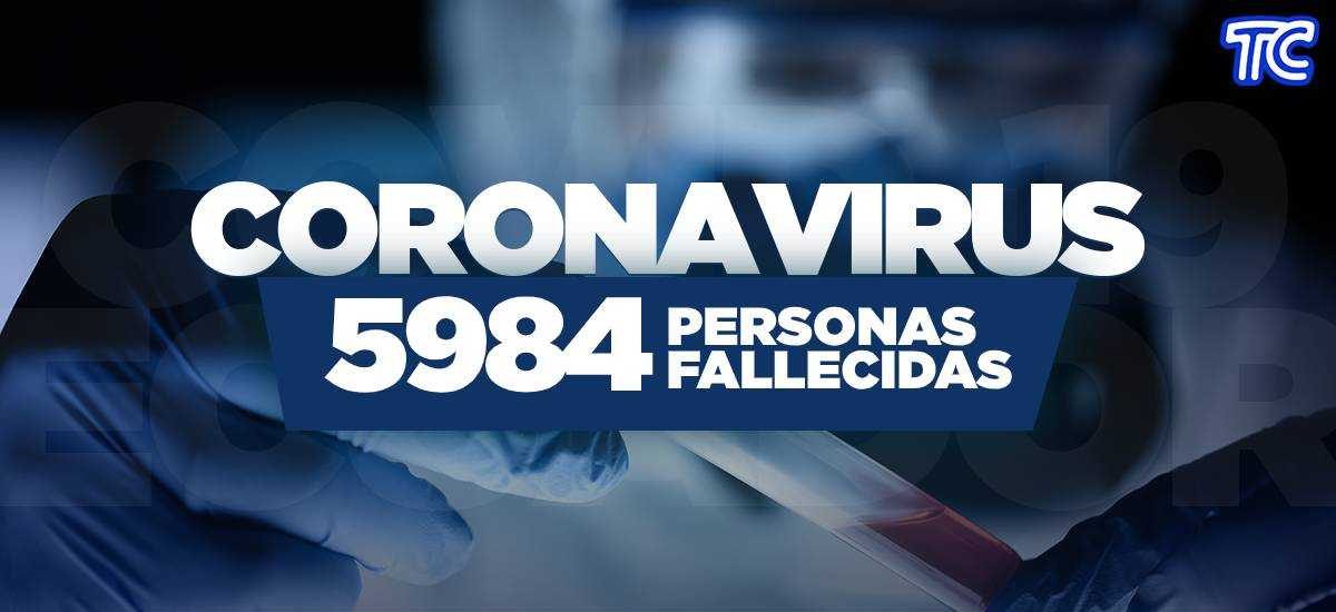 Noticia: ATENCIÓN | Se registran 5.984 fallecidos por coronavirus en Ecuador ATENCIÓN | Se registran 5.984 fallecidos por coronavirus en Ecuador
