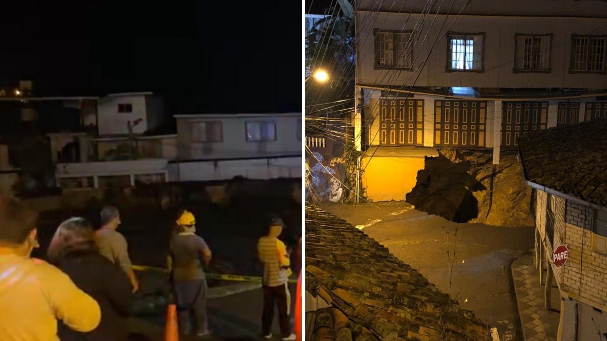 Noticia: Alerta en Zaruma: socavón provoca el colapso de una vivienda Alerta en Zaruma: socavón provoca el colapso de una vivienda