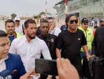 Ronaldinho está en Manta para un partido de exhibición