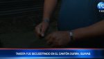 Continúan los secuestros: un taxista fue golpeado y asaltado