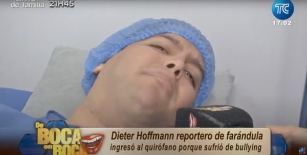 "Yo me quería suicidar": Dieter Hoffmann decidió ingresar al quirófano