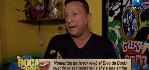 "El Divo de Durán" fue víctima de secuestro express
