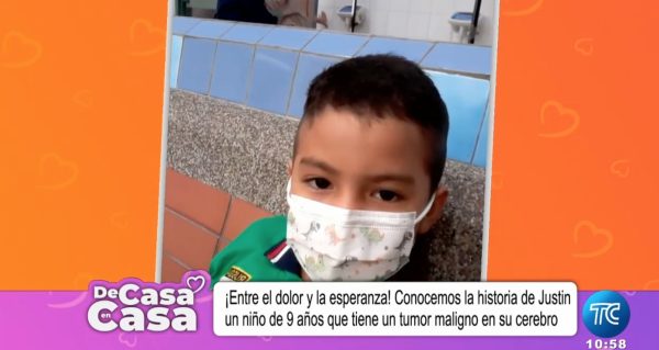 La historia de Justin: un pequeño que lucha contra un tumor en su cerebro