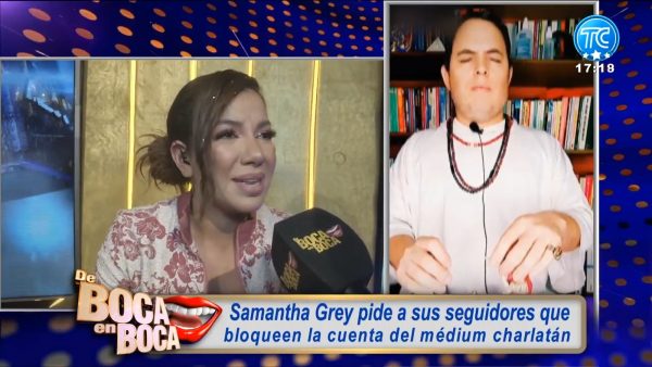 Médium dice que Sharon está en el infierno y así reacciona Samantha Grey