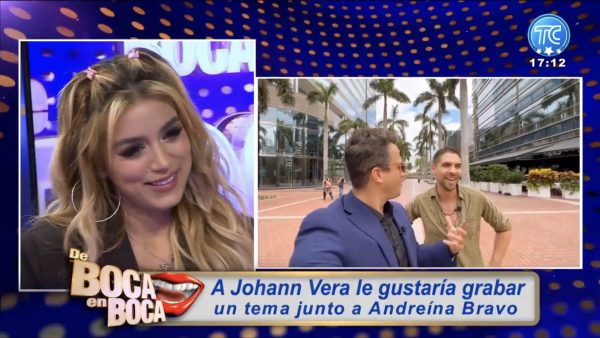 Johann Vera le apuesta a Andreina Bravo en Viña del Mar