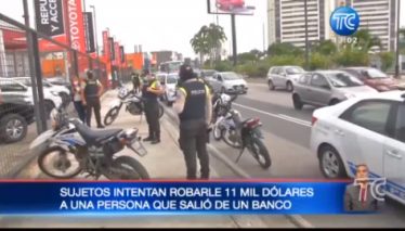 Frustran asalto a un hombre que transportaba 11.000 dólares