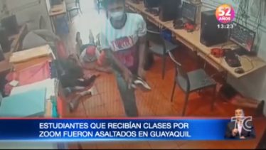 Jóvenes que recibían clases en un cyber fueron asaltados