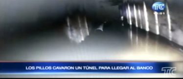 Frustran robo a una agencia bancaria a través de una túnel