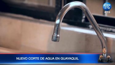 Anuncian nuevo corte masivo de agua en Guayaquil