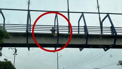 Imagen de Un joven intentó lanzarse desde un puente en Guayaquil