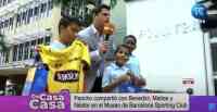 Noticia: Pancho Molestina llevó a unos pequeños fanáticos del futbol a divertirse Pancho Molestina llevó a unos pequeños fanáticos del futbol a divertirse
