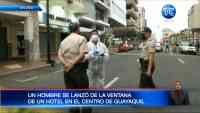 Noticia: Un hombre cae del tercer piso de un hotel Un hombre cae del tercer piso de un hotel