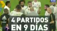 Noticia: VIDEO | Real Madrid jugará las últimas cuatro fechas de la Liga en 9 días VIDEO | Real Madrid jugará las últimas cuatro fechas de la Liga en 9 días