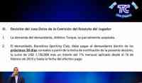 Noticia: VIDEO | Barcelona perdió juicio en el caso Jonatan Álvez y debe pagar 1 millón de dólares VIDEO | Barcelona perdió juicio en el caso Jonatan Álvez y debe pagar 1 millón de dólares